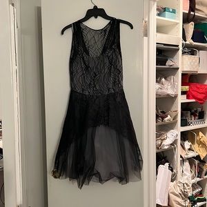Black and Grey Size 6 Naeem Khan Dress